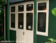 doors & windows of shed - The Railway Retreat, 
