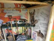 Tool rack of shed - Urban Art Allotment Shed, 