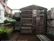 Front, straight on view of shed - The Net Hut Shed, East Sussex