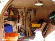 Inside of shed - Gothick Shed, 
