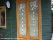 Entrance of shed - Shark Shebeen, Kent