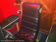 Intergrated Gaming Chair of shed - The Entertainer, Devon