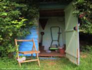 Alotment Shed Outside and Inside of shed - Alotment Shed, 