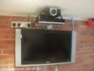 tv and projector of shed - the beer garden, 