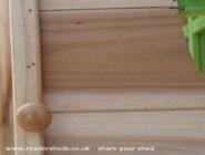 Door Handle of shed - My Whacky Wooden Shed, 