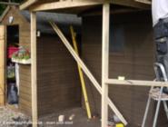 front of shed - Coconut Hut, 