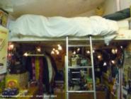 mezzanine bed of shed - 'Shedlands' - the bedroom shed, Greater London