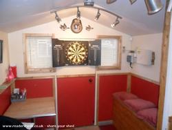 At last, a Dartboard. of shed - The Garden Tavern, Norfolk