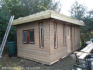 Nearly finished shed of shed - S'head Office, 