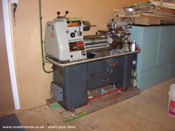Lathe wired up and commissioned of shed - The Shedifice, 