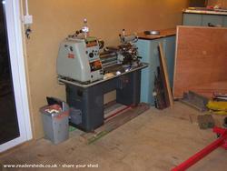My new lathe (1971) my shed is now complete! of shed - The Shedifice, 