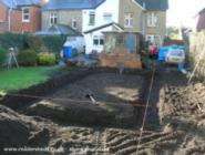 Dig hole of shed - The Shedifice, 