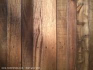 Hidey Hole: The wood is full of character.