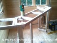 Bert's Bar: Early stages of the bar