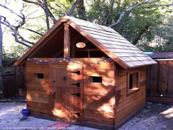 a little playhouse in the woods of shed - Lexi's playhouse, California