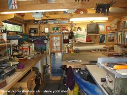 the nerve center of shed - the workshop, 