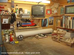 work space of shed - the workshop, 