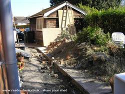 Renovation Shed : Before Renovation Rear