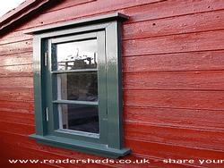 Window of shed - Roebank Studio, 