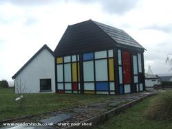 rear view of shed - Mondrian, County Donegal