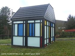 right side and rear of shed - Mondrian, County Donegal