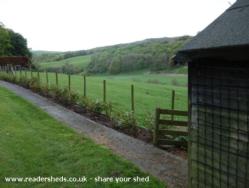 Peaceful view of shed - Husband's proper shed, Denbighshire