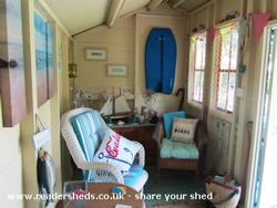 inside right of shed - Holkham Retreat, 