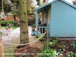 side view of shed - Holkham Retreat, 
