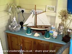 I am sailing! of shed - Holkham Retreat, 