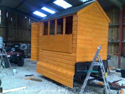Build 21 - outside is finished of shed - Disco Shed mkII, Gloucestershire