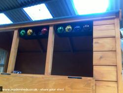 Build 22 - disco lights of shed - Disco Shed mkII, Gloucestershire