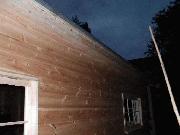 soffits of shed - cottage in the woods, 