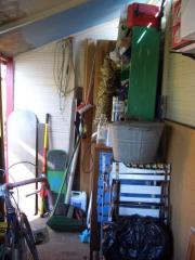my shed: tardis-like storage...