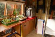 Inside the shed (workbench). of shed - Matt's Shed, 