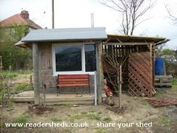 Completed shed..... So far! of shed - The Palletable Shed, 