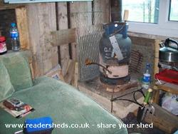 Contemplation time. of shed - The Palletable Shed, 