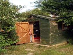 Exterior May 2014 of shed - The Hedgehog Shed, 