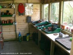 Finished Shed Interior of shed - The Stratford Ski Lodge, 