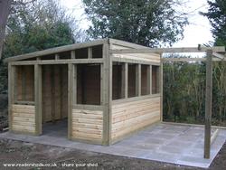 WEEK TWO OF BUILD of shed - The Stratford Ski Lodge, 