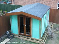 Build 3 of shed - The Lodge Studio, 