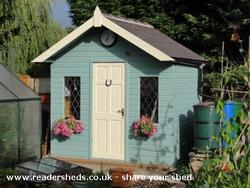 Front View of shed - Mark's Folly, 