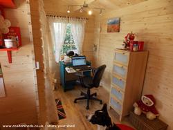 my desk of shed - The Wendy House, West Sussex