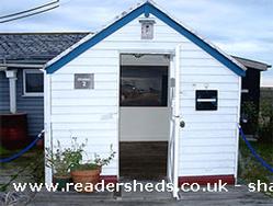The Open door policy - 'All welcome' of shed - Dungeness Open Studios - Studio 2, Kent