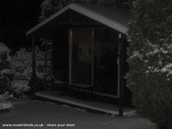 View of Cabin when the snow fell of shed - Mick's Cabin, 
