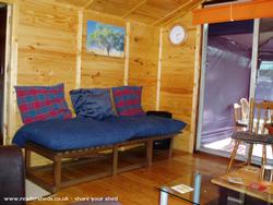 Inside View of shed - Mick's Cabin, 