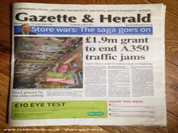 Front cover of the Gazette for the Sydstine of shed - The Stencil Shed, Wiltshire