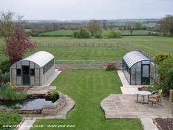 Shed and Greenhouse with view of shed - Shed to Match the Greenhouse, 