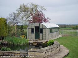 Front view of shed - Shed to Match the Greenhouse, 