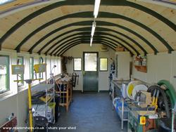 Inside the shed of shed - Shed to Match the Greenhouse, 