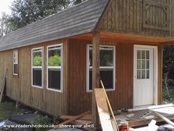 right after we installed the windows of shed - Home, 